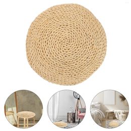 Pillow Sewacc Outdoor Pillows Floor Japanese Traditional Tatami Round Braided Nature Handmade Straw Woven Hand