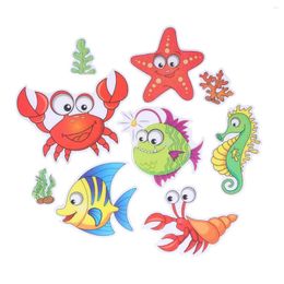 Bath Mats 9 PC Stickers Cartoon Non-slip Rubber Bathroom Waterproof Bathtub Anti-slip Tape Sand Paste