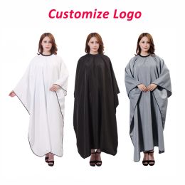 Tools Customise Extra Large Hairdressing Cape Apron Haute Couture Salon Customer Cloth Haircut Perm Dye Gown Cover Uniform U1221