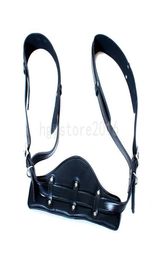 Bondage PU Leather Sex Aid Position Strap Portable Open Leg Thigh Cuffs Restraint Sling A6755240944