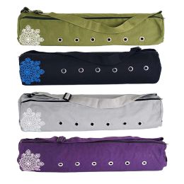 Bags Yoga Mat Bag Nonslip Mat Holder Exercise Durable Wear Resistant Pilates Yoga Mat Storage Bag Canvas Breathable Zip Gym Bag