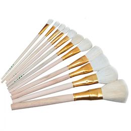 Soft Wool Paint Brushes Set for Pottery Ceramic Painting Oil Acrylic Watercolor Drawing Craft DIY Art Supplies 240320