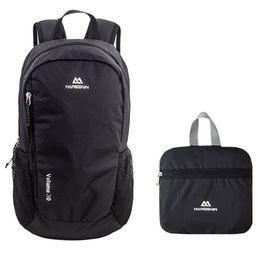 Leichter, faltbarer Rucksack, wasserdicht, verstaubar, Rucksack für Herren und Damen, Reisen, Wandern, Tagesrucksack, Outdoor, Radfahren, Camping, Schultertasche