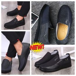 Shoes GAI sneakers sport Cloth Shoe Men Singles Business Classics Top Shoes Casual Soft Sole Slipper Flats Leather Men Shoe Black comforts soft size 38-50