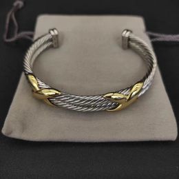 Designer 925 Silver Retro DY Bracelet - 7Mm Classic Multiple Style Bangles For Men & Women, Fashion Jewelry Gift By Eliteyurma 587