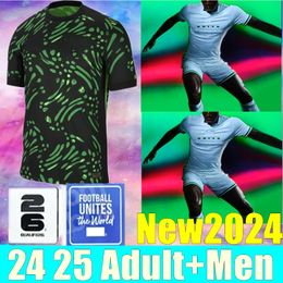 Nigerias Soccer Jersey 2024 New 2025 Team 24 25 Football Shirt Kid Kit Full Set Home Away Men Uniform Green 2026 World Cup Rainforest NDIDI T.MOFFI LOOKMAN