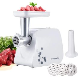 Grinders 2023 New Sunmile Electric Meat Grinder and Sausage Maker 1HP 1000W Max Stainless Steel Cutting Blade and 3 Grinding Plates