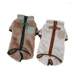 Dog Apparel Pet Clothes Rompers Jumpsuit Winter Costume Puppy Poodle Bichon Frise Schnauzer Small Clothing Outfits Pajamas Coat