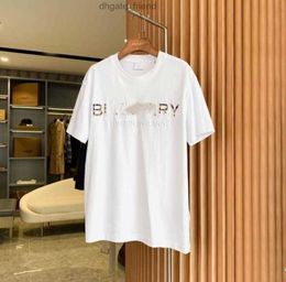 Summer Mens white t-shirts round neck Embroidered LONDON letters Men women Slim fit black classic Streetwear short sleevs T Shirt Tee Homme oversized Tshirt 4XL 5XL