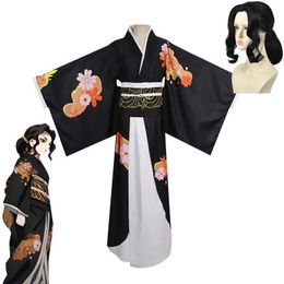 cosplay Anime Costumes Anime role-playing Kibutsuji zan comes with wigs womens kimono uniforms and clothingC24321