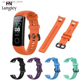 Watch Bands Sile band For Huawei Glory Bracelet 4 Straps CRS-B19/B29 Wristbands Easy To Install es Accessories Y240321