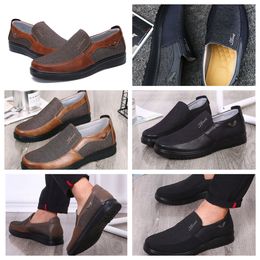 Shoes GAI sneaker sportsCloth Shoes Men Singles Business Low Tops Shoes Casual Soft Sole Slippers Flat soled Men Shoes Black comforts soft big size 38-50