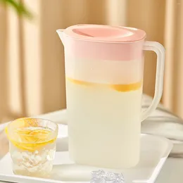 Water Bottles Pitcher With Lid Carafes Mix Drinks Jug For /Cold Lemonade Juice Beverage Jar Ice Tea Kettle