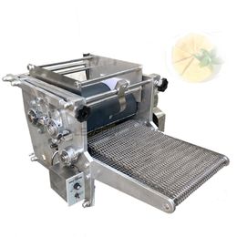 220V Automatic Dumpling Wrapper Making Machine / Spring Roll Skin Maker / Crepe Tortilla Chapati Roti Machine