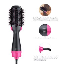 Hair Brushes 3 In 1 Dryer Brush One Step Air Volumizer Blow Straightener Curler Blowdryer Curling Iron Styler Comb Drop Delivery Produ Otxlh