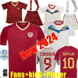 2024 2025 Euro Cup Venezuela Soccer Jerseys national team SOTELDO SOSA RINCON CORDOVA CASSERES BELLO JA.MARTINEZ RONDON GONZALEZ OSORIO MACHIS 23 24 football shirt