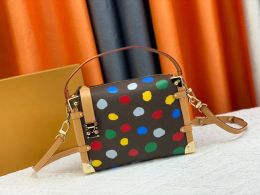 Bolsa de embreagem feminina caixa de luxo bolsa pochette nano homem designer bolsa carteira ombro crossbody sacos de couro