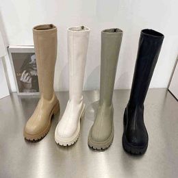 Women's Rubber Boots Boots-women Shoes Woman Winter Shoes Low Heels booties Round Toe Rain 2024 Mid Calf Autumn Women Boots