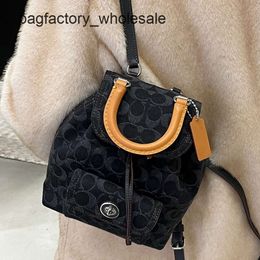 Counter High Quality Luxury Explosive Shoulder Fashion Bag New Bag Womens Riya Backpack Danning Fragrant Bree Mini Flip and Drawstring Bag