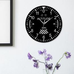 Wall Clocks Decorative Clock Acrylic 12inch Aesthetic Hanging Decor For Kitchen Living Room Dining Bedroom Housewarming Gift