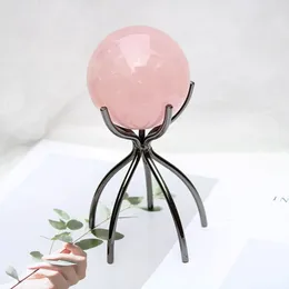 Decorative Figurines Creative Crystal Ball Metal Sphere Base Alloy Holder For Seven Balls