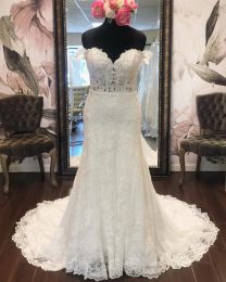 elegant mermaid wedding dresses strapless sweetheart sweep train bridal gowns plus size tulle lace appliques wedding dress