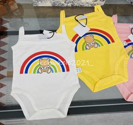 Summer Baby Clothes Infant Girl Rompers 02 years Sleeveless Bodysuit Cute Animal Pattern Newborn Costume5612209