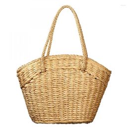 Drawstring Tassel Straw Beach Handbag Weave Shoulder Bag Summer Tote Handbags Woven Top Handle Purse For Women Girl Holiday Travel