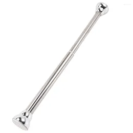 Shower Curtains Professional Curtain Pole Stainless Steel Rod Heavy Tension Home Supply Rubber Accessory