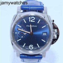 Mens Watches Panerass Luxury Wristwatches Due Pam 38mm Automatic Steel Unisex Watch Mechanical Full Stainless Waterproof