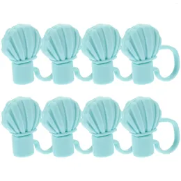 Disposable Cups Straws Straw Plug Dust Tip Covers Cap Protector Cute Silicone Tips For Reusable Topper