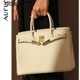 Genuine Leather Bk Aufunra Handbag Designer Women's High-capacity Commuter Diagonal Cross Senior handmade