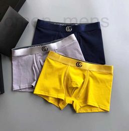 Underpants Designer Mens Designers Boxers Marcas Sexy Clássico Boxer Casual Shorts Underwear Respirável Algodão Underwears 3 Pcs Com Caixa M-2XL 88 7794