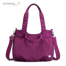 Evening Bags Outdoor Bags LL Women Handbags Nylon Female Crossbody Bag Waterproof Lady One Shoulder Ballet Yoga Bags