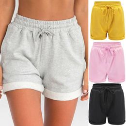 Women's Shorts Women High Waist Lift Sports Short Pants Stretch Sweat Breathable Comfortable Yoga Athletic Tights Elastic Trousers