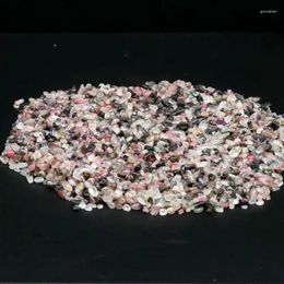 Decorative Figurines Natural Rhodochrosite Healing Stones For Home Aquarium Decoration Polished Gravel High Quality 3-5mm 100g