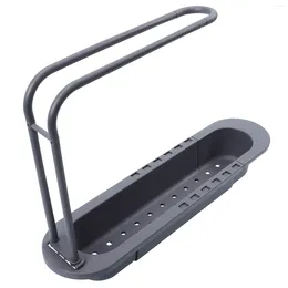 Kitchen Storage Sink Drainer Sponge Holder Dishwashing Cloth Rack Accessories Tools Pp