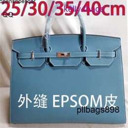 Cow Leather Totes Handbag 40cm Bag Hac 40 Handmade Top Quality Togo Leather Handbag 25/30/35/40cm cowhide EPSOM mens mens