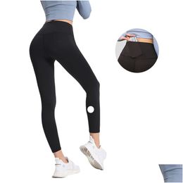 Yoga Outfit Luu Align Leggings Women Pants Shorts Cropped Outfits Lady Sports Ladies Exercise Fitness Wear Girls Running Gym Slim Fit Otxsg