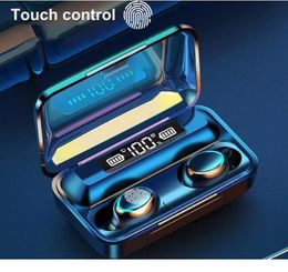 F9-5C TWS Wireless Bluetooth Earphones Headphones 2200mAh Charging Box With Microphone Sport Waterproof