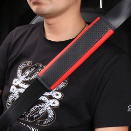 general Motors Seat Belt Cover Fiber Leather Embossed Shoulder Pad Automotive Interior Accessories Belt