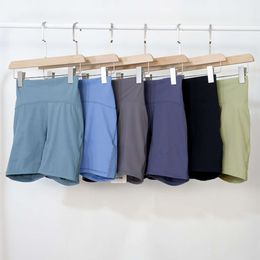 Yoga-Nylon-Shorts für Damen mit hoher Taille und engem Bauch, Radfahren, Laufen, Übung, Yoga, 10,2 cm