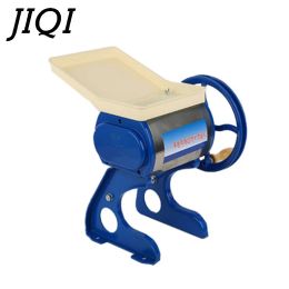 Grinders JIQI Manual Meat Grinder Cutter Handcranked Slicer Beef Lamp Grinding Chopper Cutting Machine Meatloaf Mincer Food Processor