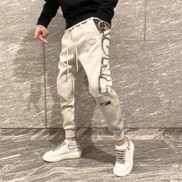 Men's Pants Trousers Jogger Track Grey Print Man Sweat Athletic Sport Sweatpants Items In Fashion Harajuku Y2k