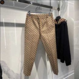 Women's Pants & Capris designer Womens Sweatpants Prints Trousers Full Letters Dark Pocket Khaki small Leg Trouser Fashion Casual Designers Pant for both men women J2