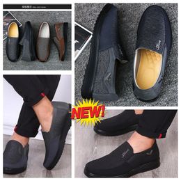 Shoes GAI sneakers sport Cloths Shoes Men Singles Business Classic Top Shoes Casual Soft Sole Slipper Flat Leather Men Shoe Black comfort soft size 38-50