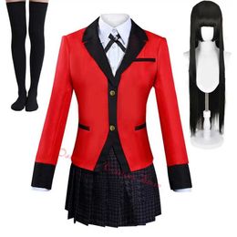 cosplay Anime Costumes Womens Kakegurui role-playing is here. Yumeko Jabamis costume uniform set Halloween is hereC24321