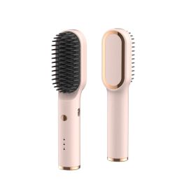 Irons 5000mah Hand Hold No Cable Brushes Wireless Electric Iron Type C USB Rechargeable Portable Hair Straighten Comb