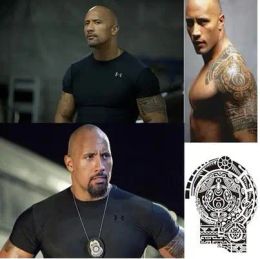 Tattoos Temporary Tattoo 'Fast&Furious' Dwayne The Rock Johnson tattoo big size arm waterproof removable flash tattoo tatoo for man,1pc