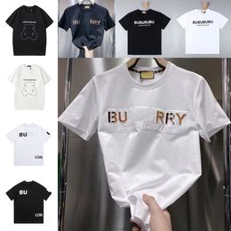 Summer tshirt t shirt designer t shirt Sleeved shirts Letters short sleeve best selling tee Classic Sweatshirt Hip Hop Fashion With Letters 100%cotton breathable